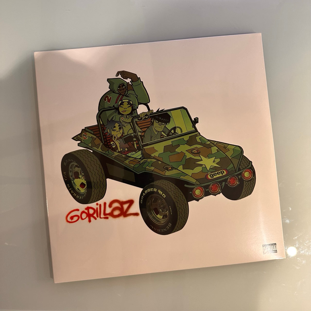 gorillaz self titled album on vinyl front