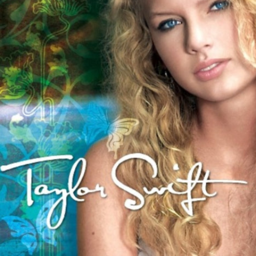 TAYLOR SWIFT - Self Titled, 2xLP vinyl close up