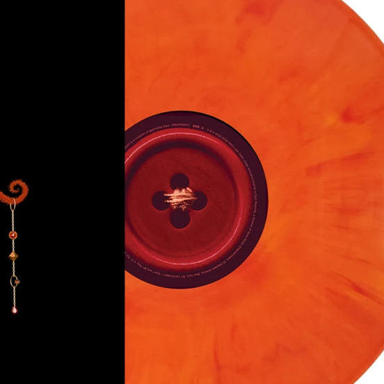 Absolutely - Paracosm, Orange Vinyl label detail