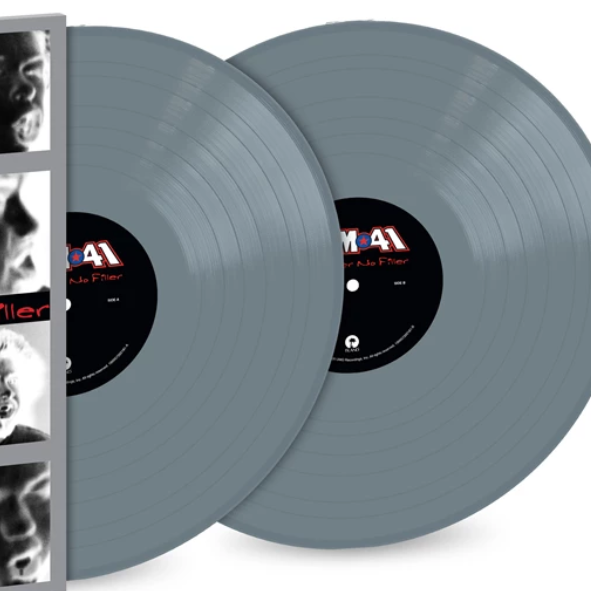 Sum 41 - All Killer No Filler, 25th Anniversary Alt Cover, 2xLP Silver Vinyl (glow in the dark cover) zoom