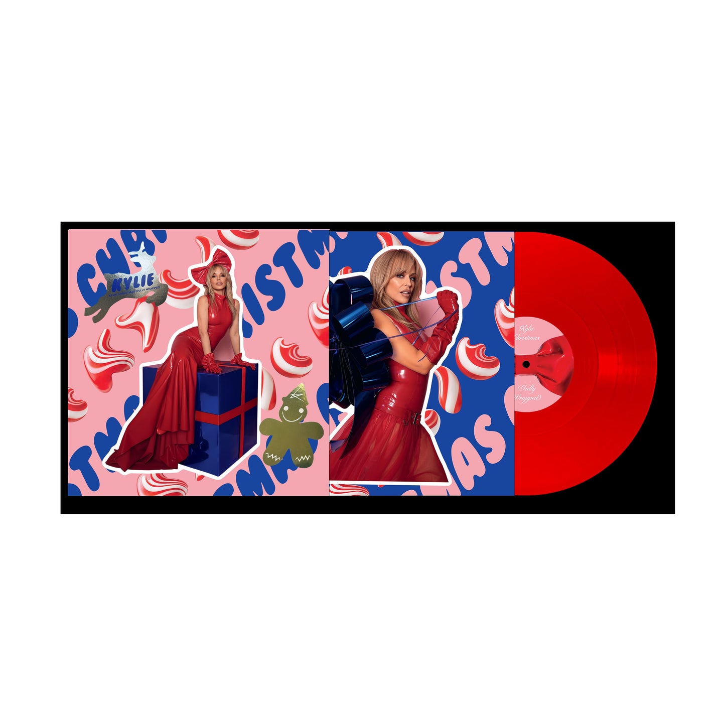 5021732847454 KYLIE MINOGUE - Kylie Christmas (Fully Wrapped), transparent red vinyl 