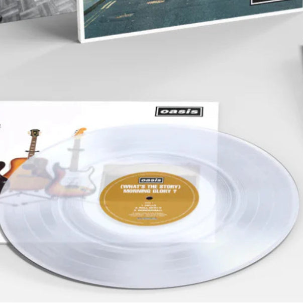 OASIS - (What's The Story) Morning Glory? 30th Anniversary Deluxe Edition,  crystal clear vinyl shot