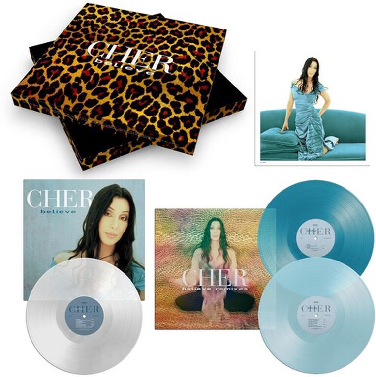 5054197614200 CHER - Believe, 25th Anniversary Boxset, 3xLP coloured vinyl 