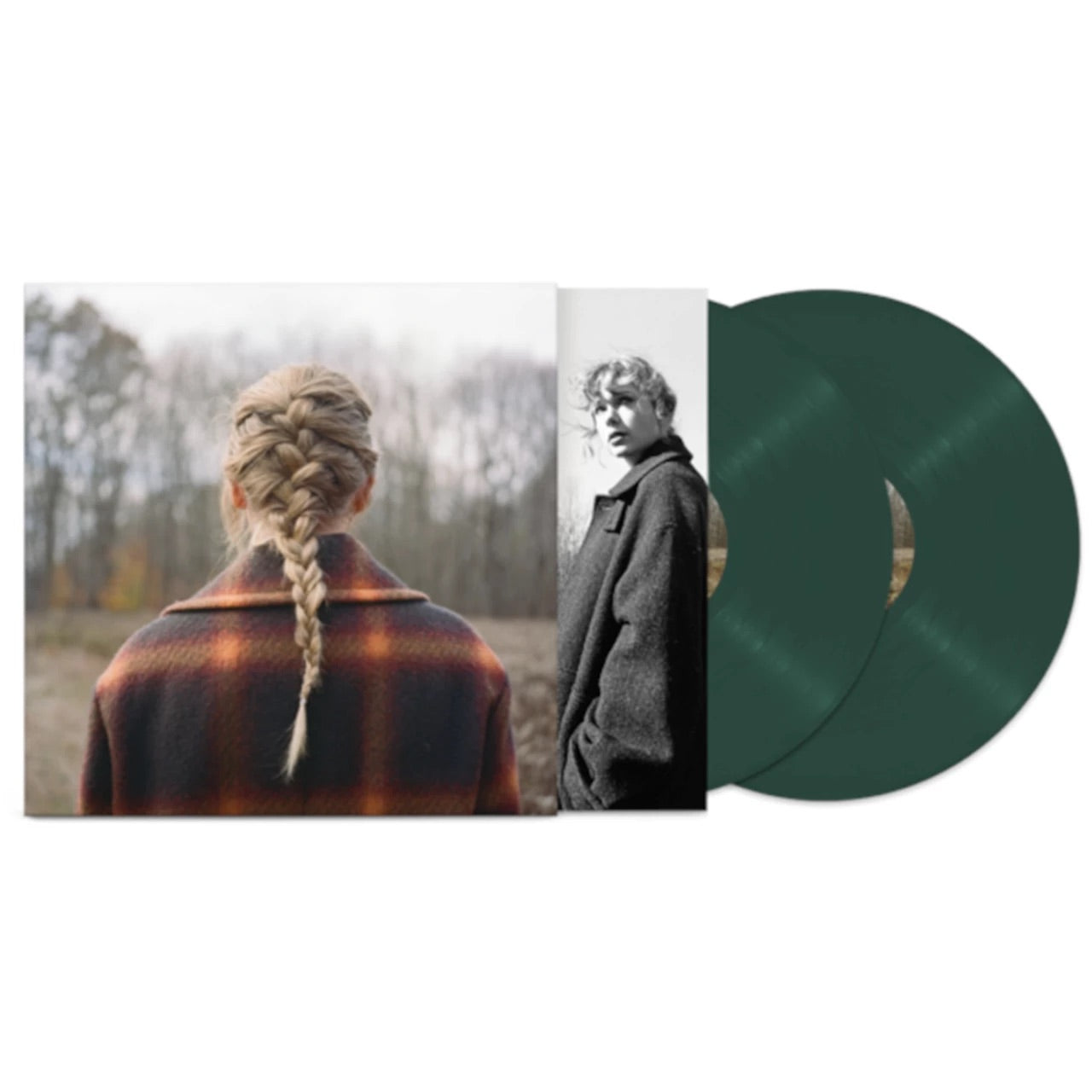 TAYLOR SWIFT - Evermore Deluxe Edition gatefold green vinyl vinyl