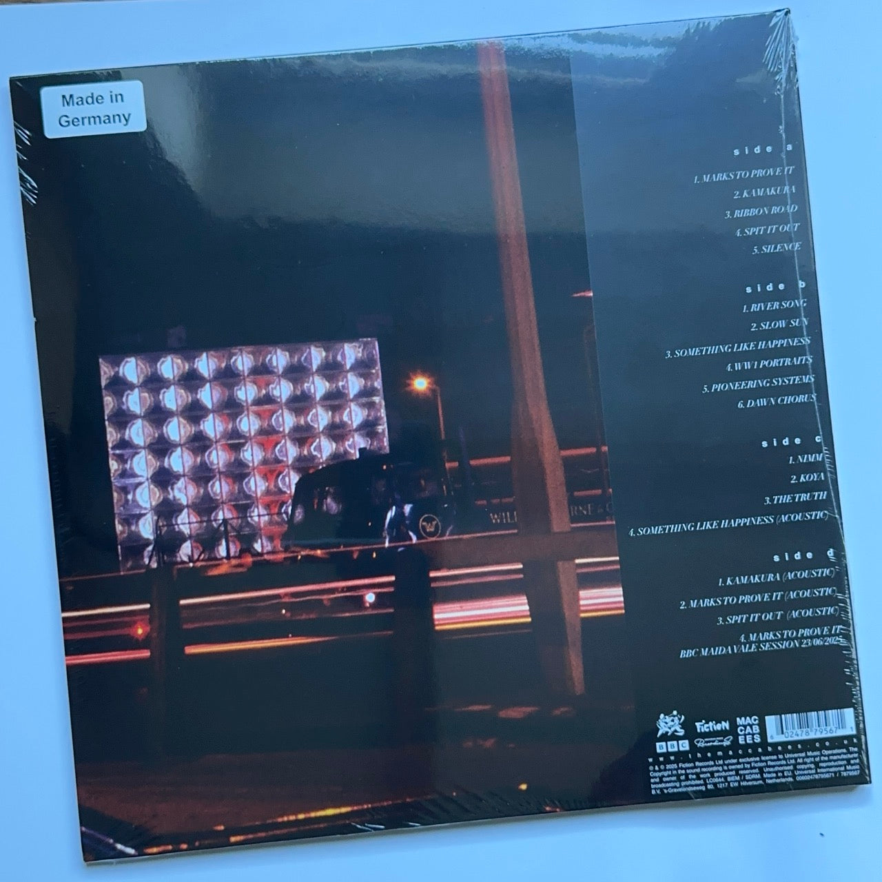 the maccabees marks to prove it 10th anniversary vinyl back cover
