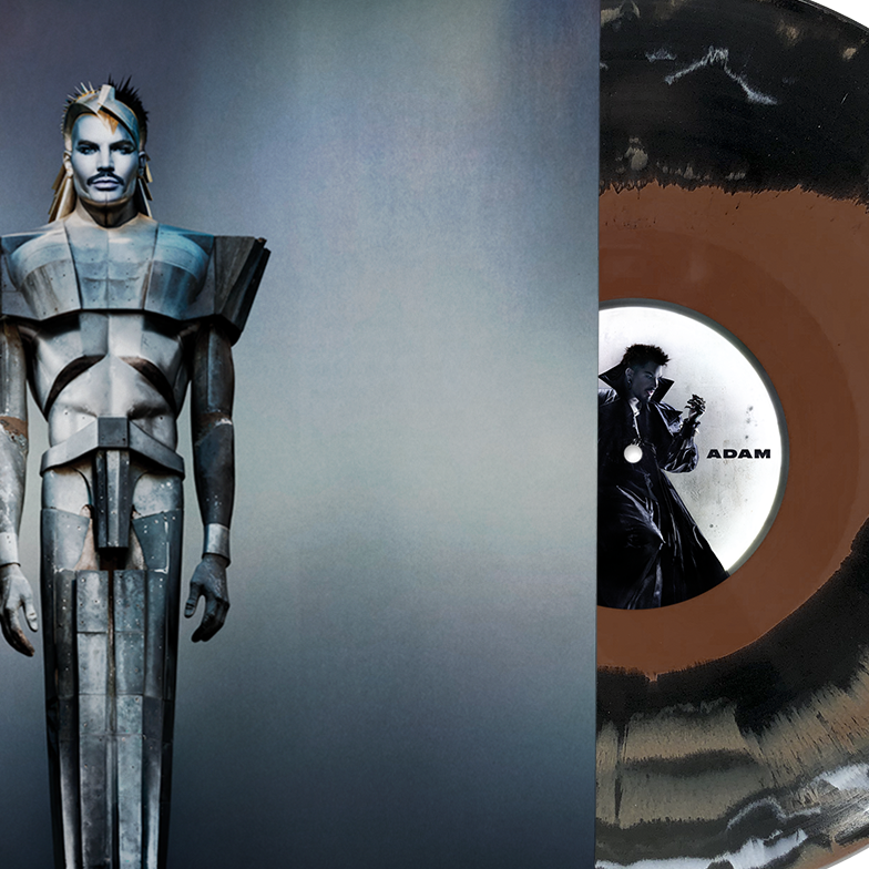 Adam Lambert - Adam, Indies Exclusive Black, White + Orange Marble Vinyl midsection