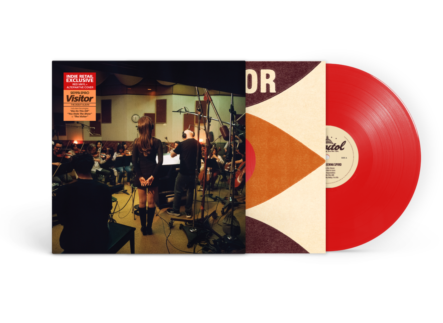Sienna Spiro - Visitor, Indies Exclusive Alt Cover, Red Vinyl