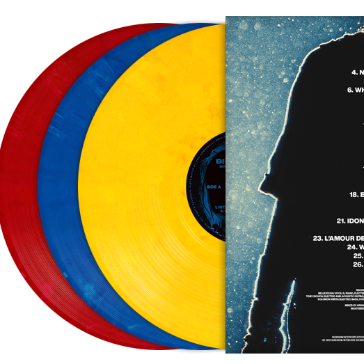 Billie Eilish - Hit Me Hard and Soft: The Tour (Live), 3xLp Vinyl back detail 