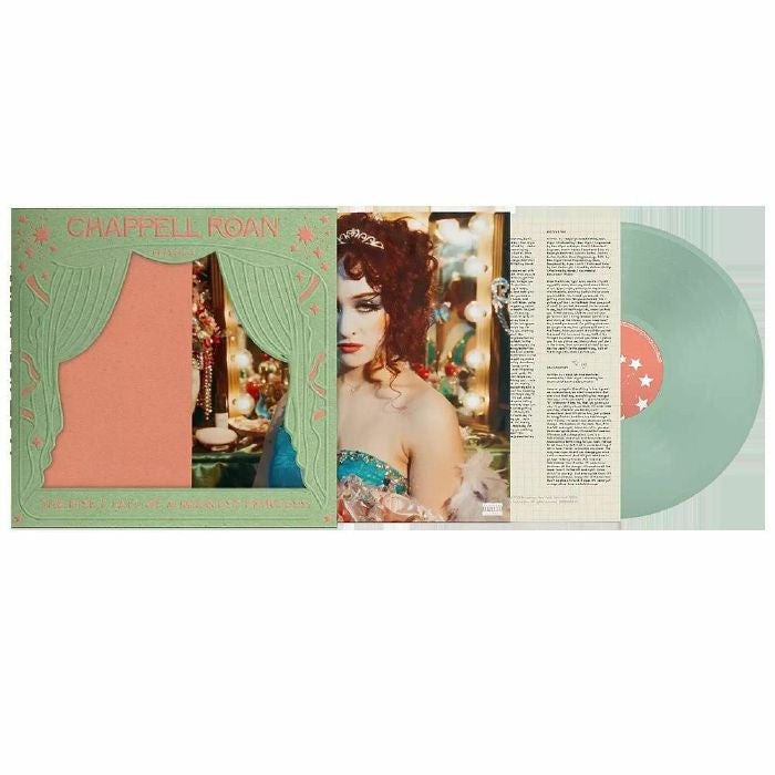 Chappell Roan Rise & Fall Midwest PrIncess Gatefold Translucent Vinyl Lp + 1 Sided Translucent Vinyl Lp Embossed Die Cut Sleeve