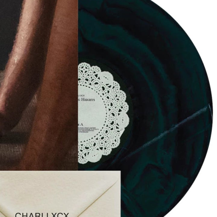 CHARLI XCX - Wuthering Heights, 140g Black & Green Marbled vinyl zoom