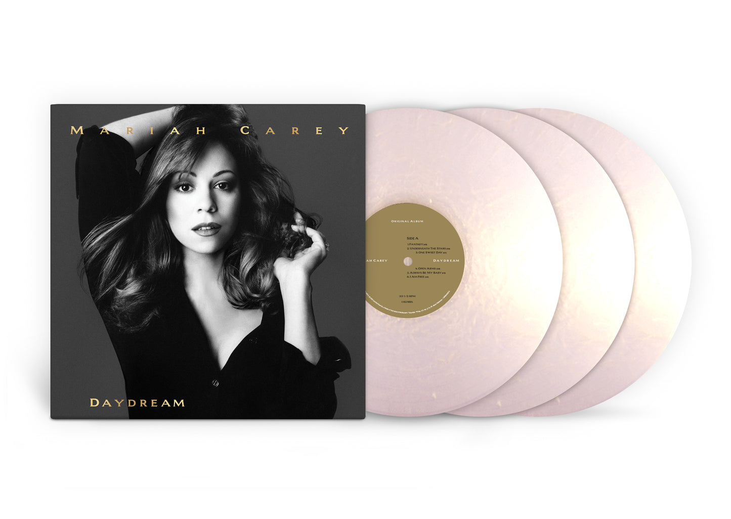 Mariah Carey - Daydream (30th Anniversary), Iridescent Gold 3xLP Vinyl
