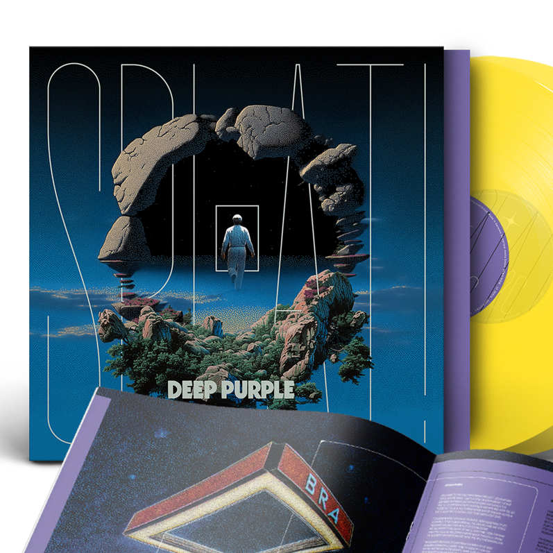 Deep Purple - Splat! 180g 2xLP Transparent Yellow Vinyl close up 