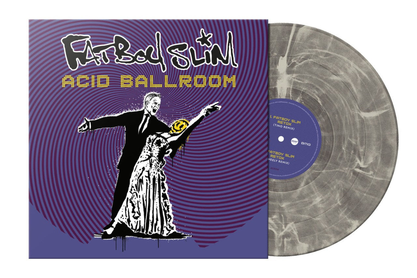 FAT BOY SLIM - Acid Ballroom, 12” Single, limited edition  grey + silver swirl vinyl 4099964224252