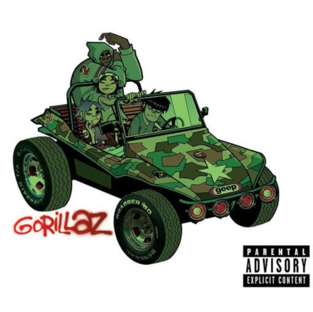GORILLAZ - Self Titled, Gatefold cover  2xLP