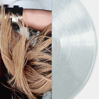 Ellie Goulding - I Know Too Much, Pearl Sunrise Vinyl detail close up 