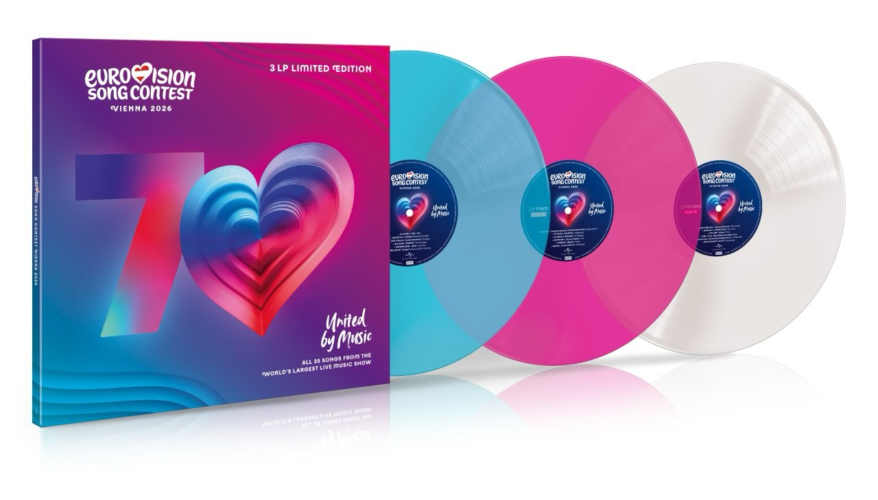 Eurovision Song Contest Vienna 2026, Limited Edition Blue/Pink 3xLp Vinyl