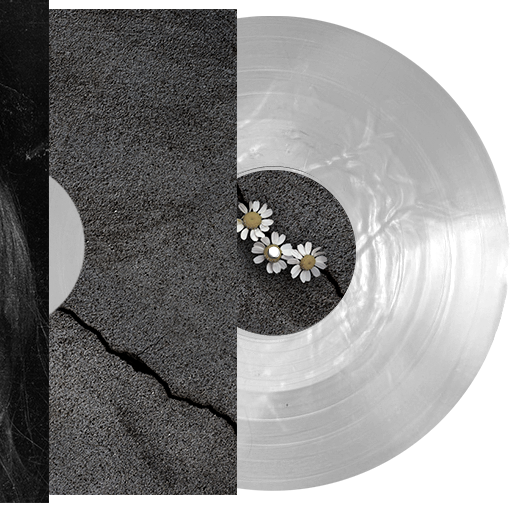 Ariana Grande - Petal, translucent pearly standard vinyl record zoom