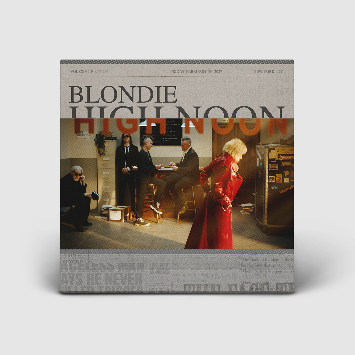 High Noon, Indies Exclusive Clear Vinyl, by Blondie cover