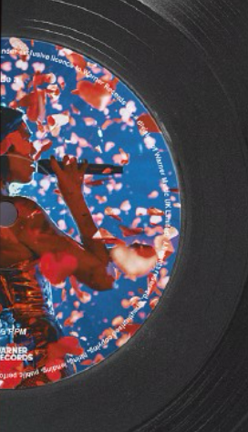 Dua Lipa - Live From Mexico, 2xLP Black Ice Vinyl close up 