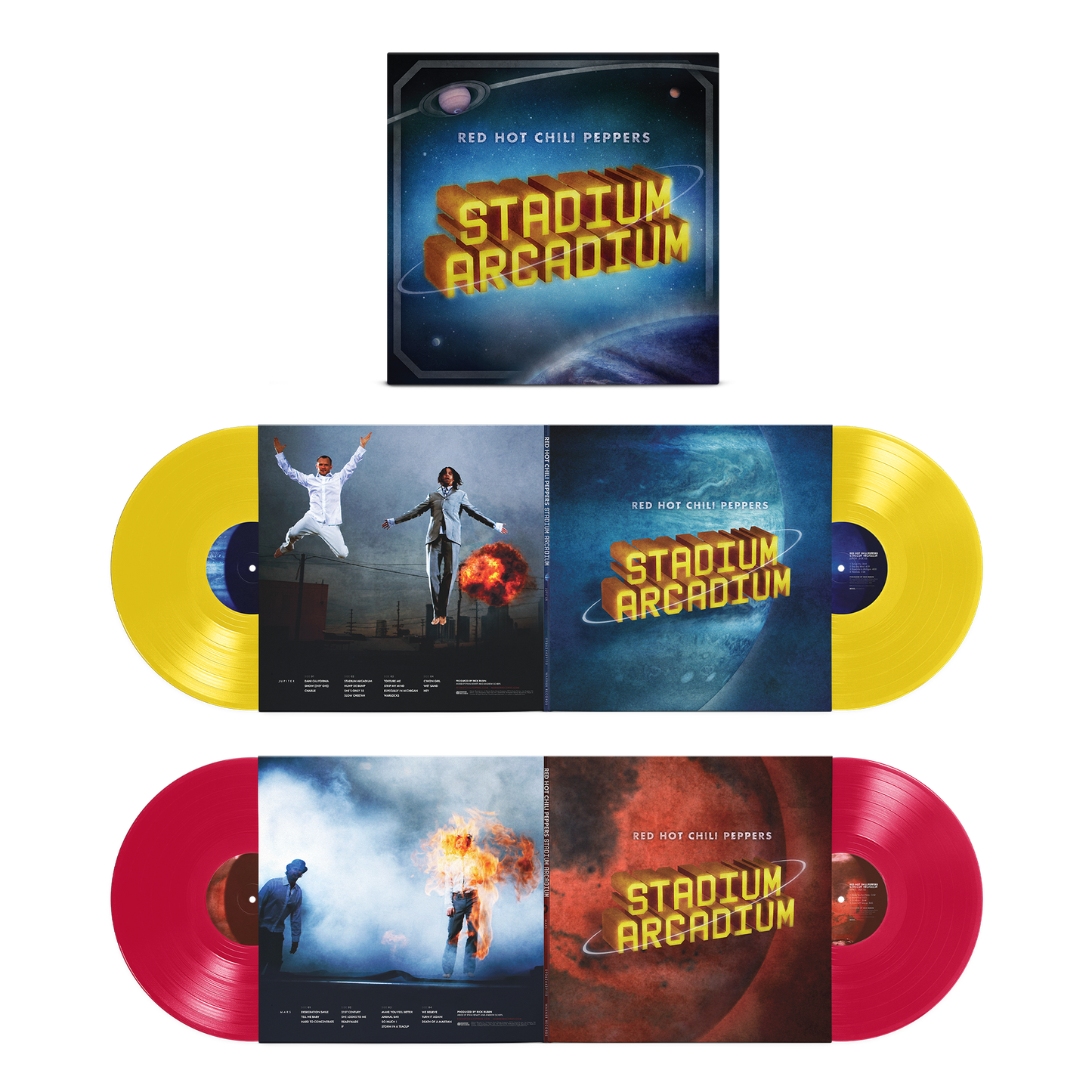 Red Hot Chili Peppers - Stadium Arcadium, 20th Anniversary, Yellow/Red 2xLP Vinyl
