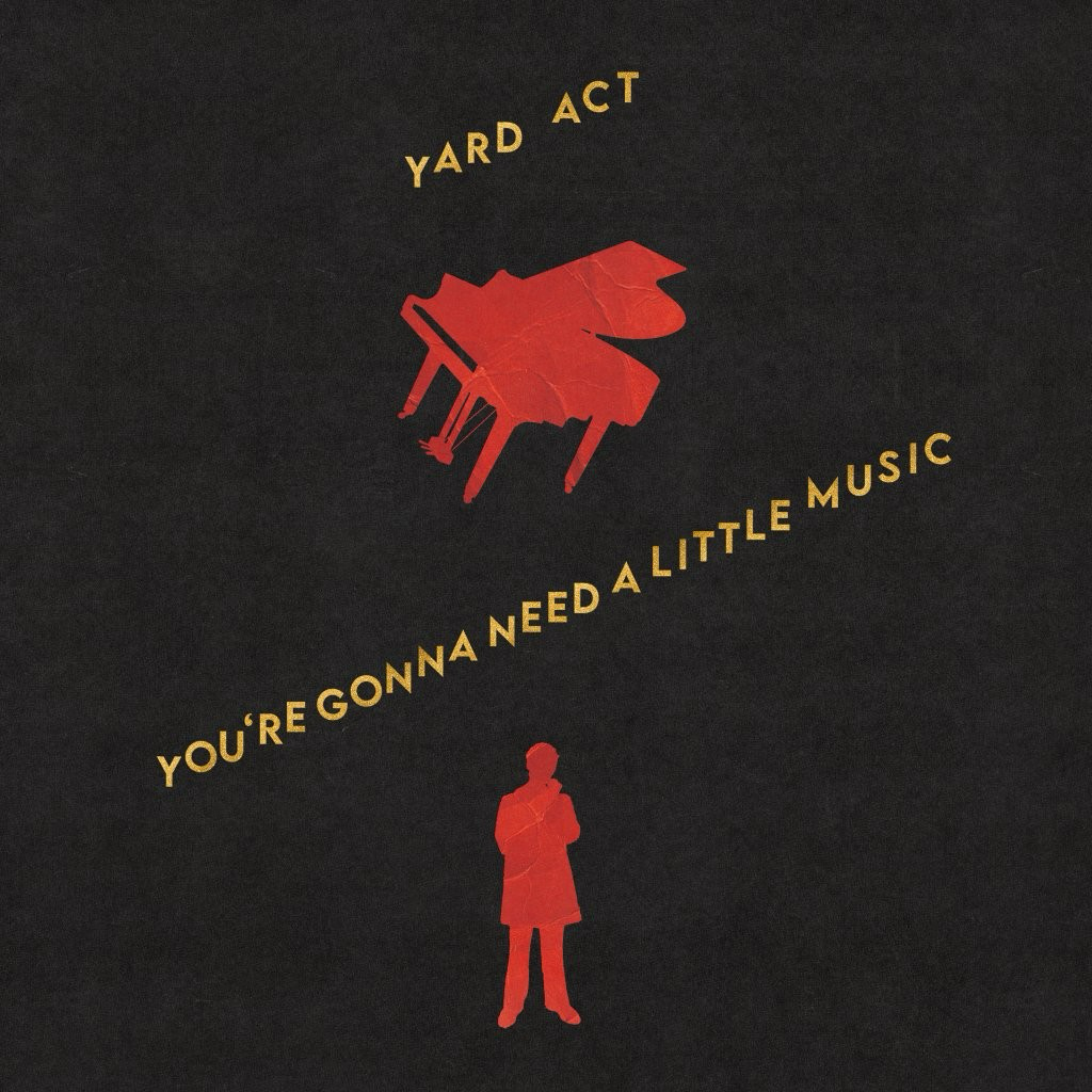 Yard Act - You're Gonna Need A Little Music, Indies Exclusive Red + Black Marble Vinyl front cover