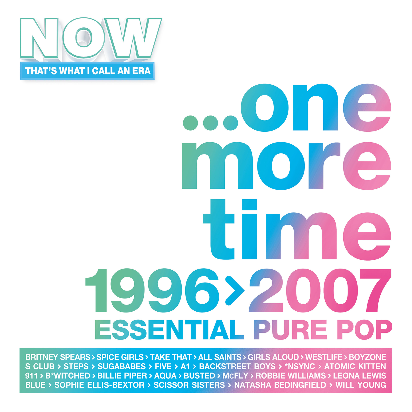 NOW That's What I Call An ERA - ONE MORE TIME: 1996-2007, 3xLP Colour Vinyl front cover