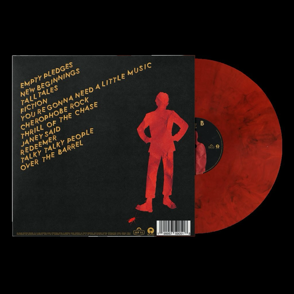 Yard Act - You're Gonna Need A Little Music, Indies Exclusive Red + Black Marble Vinyl back cover