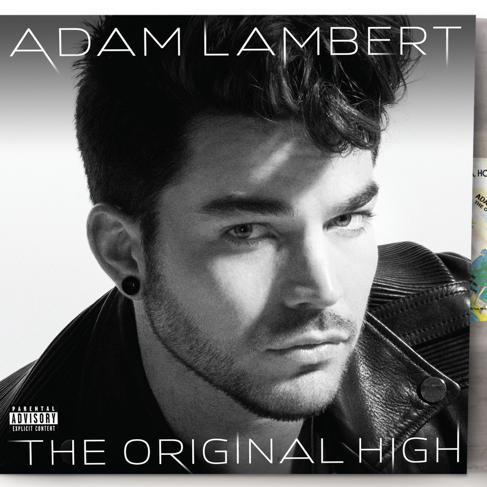 Adam Lambert - The Original High, 10th Anniversary Clear Smoke Vinyl close up 