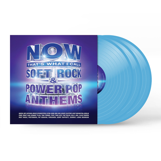 NOW That's What I Call Soft Rock & Power Pop Anthems - 3xLP Blue Vinyl