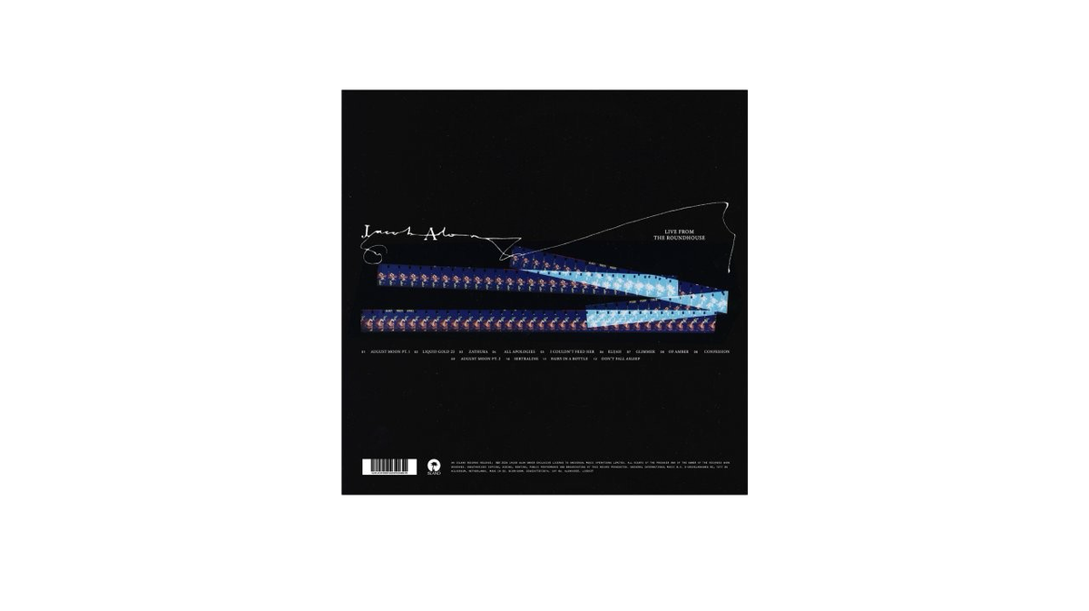 Live at The Roundhouse, 2xLp Vinyl by Jacob Alon back cover
