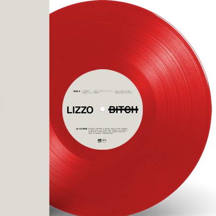 Lizzo - Bitch, Translucent Ruby Vinyl
