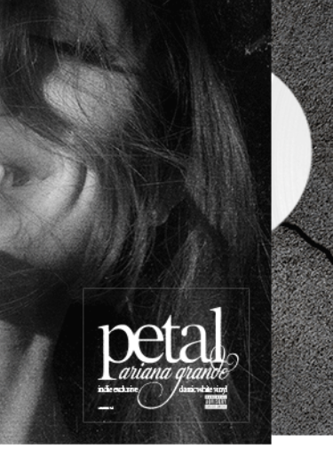 Ariana Grande - Petal, Indies Exclusive White Vinyl