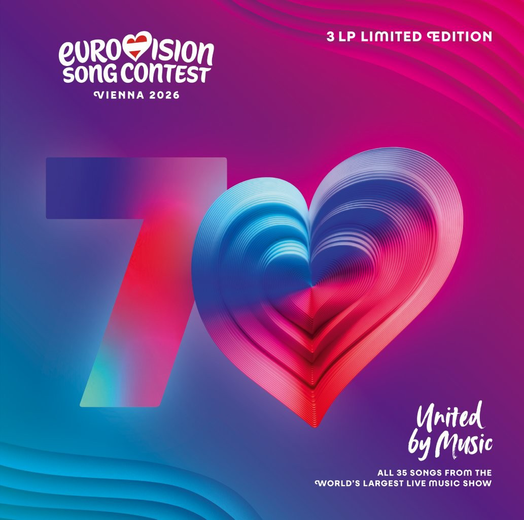 Eurovision Song Contest Vienna 2026, Limited Edition Blue/Pink 3xLp Vinyl