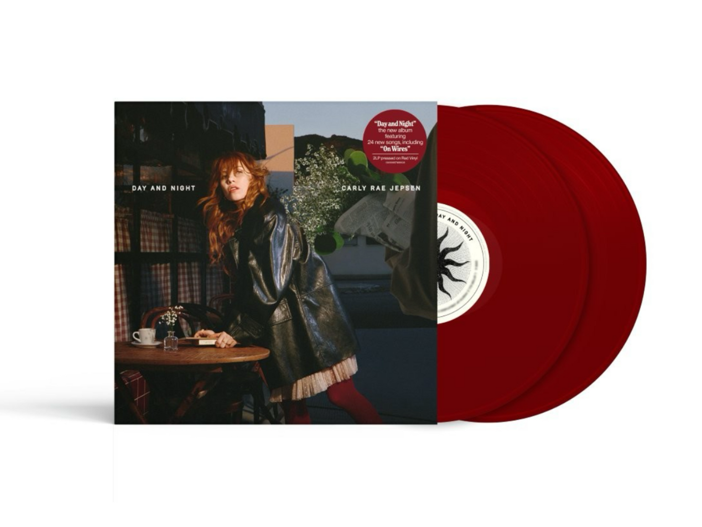 Carly Rae Jepsen - Day and Night, Limited Edition Opaque Apple Red 2xLP Vinyl