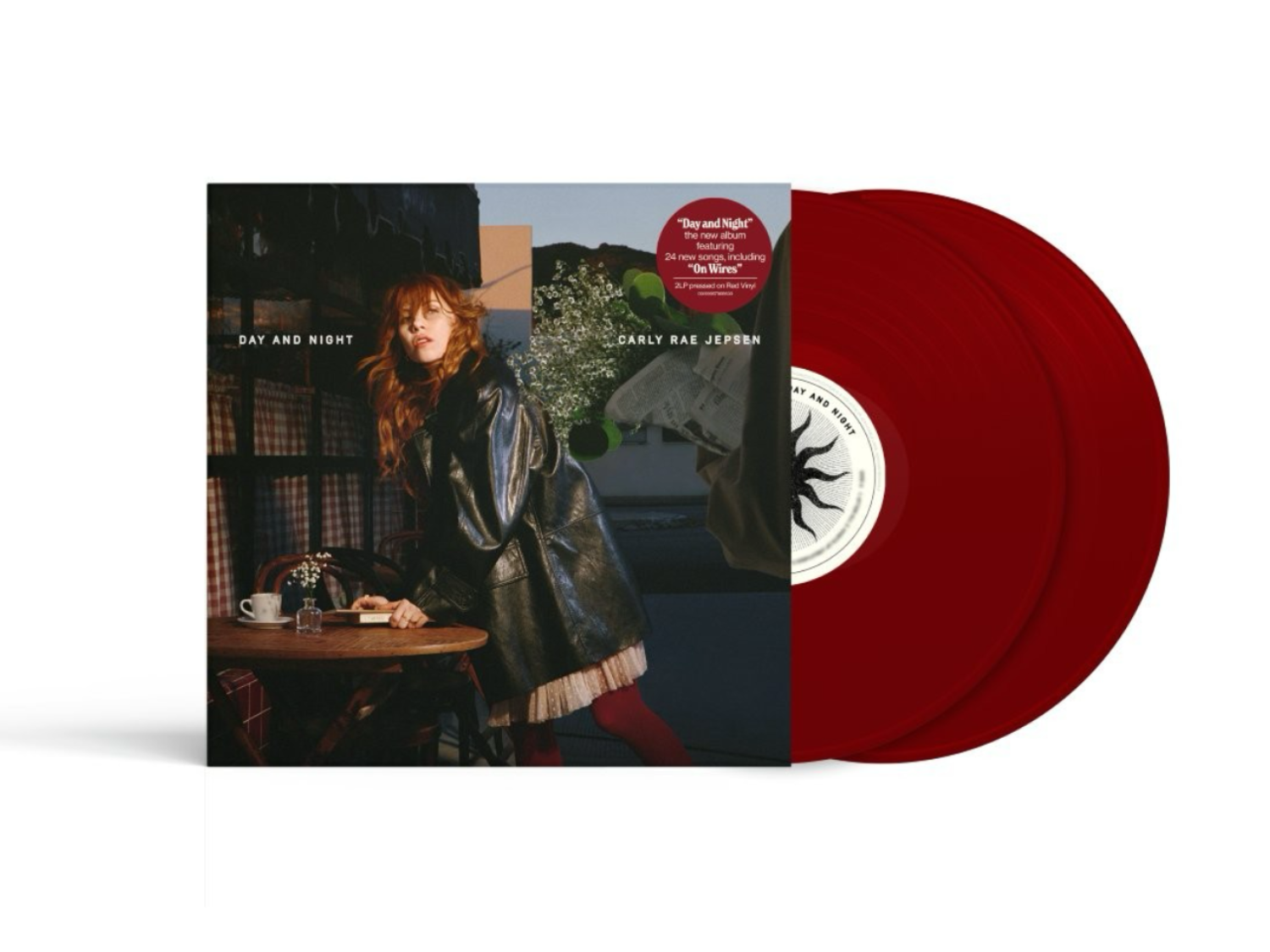 Carly Rae Jepsen - Day and Night, Limited Edition Opaque Apple Red 2xLP Vinyl