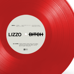 Lizzo - Bitch, Translucent Ruby Vinyl