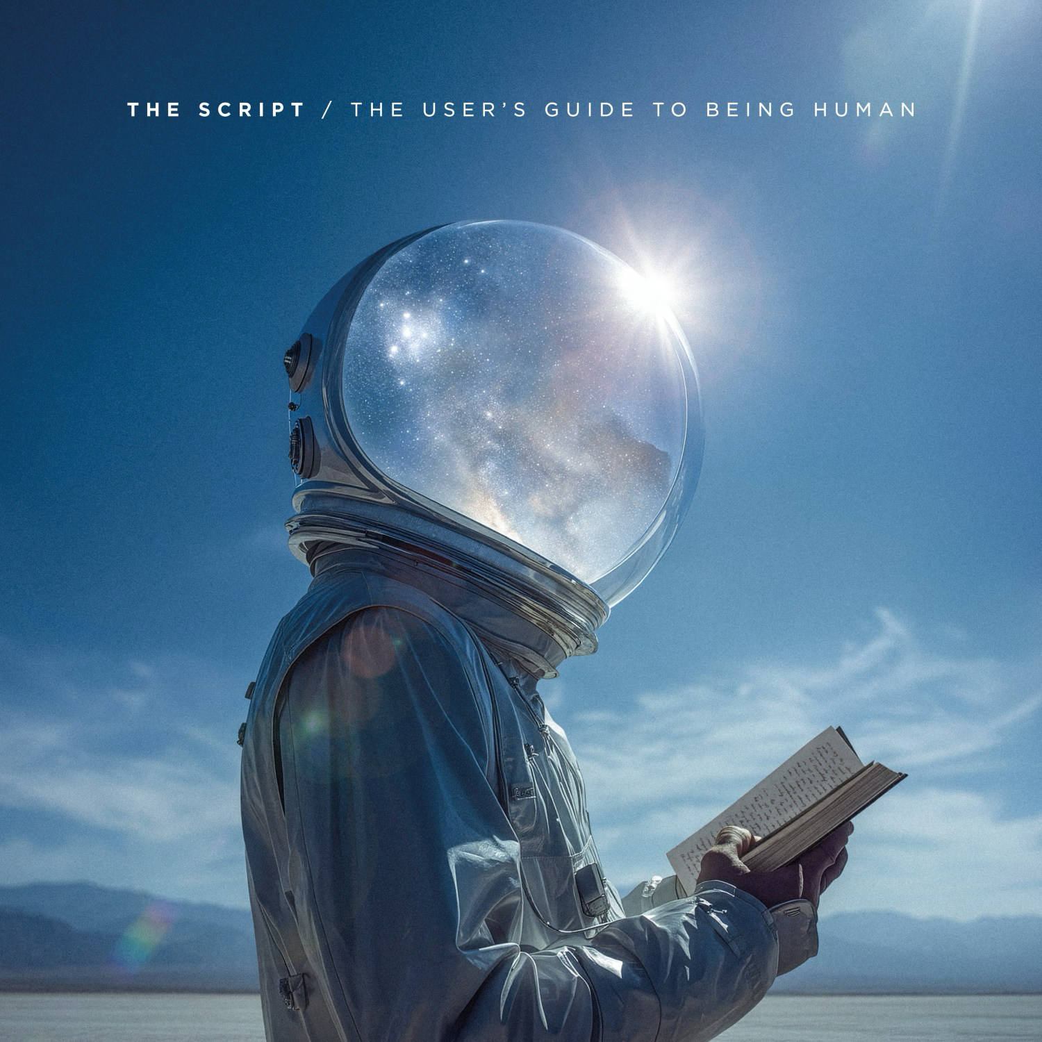 The Script - The User's Guide to Being Human, Transparent Clear EcoRecord Vinyl front cover