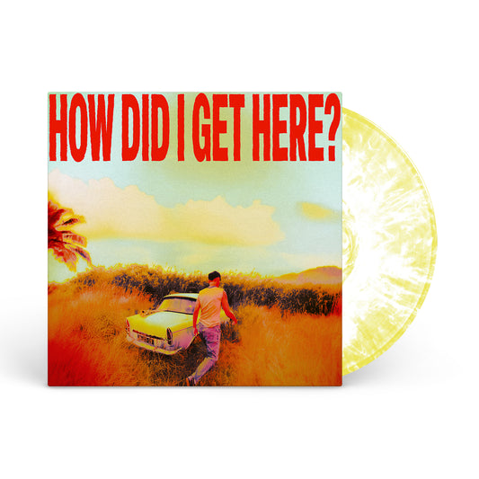 4099964197792  LOUIS TOMLINSON - How Did I Get Here? White & Yellow Marble vinyl full image with vinyl