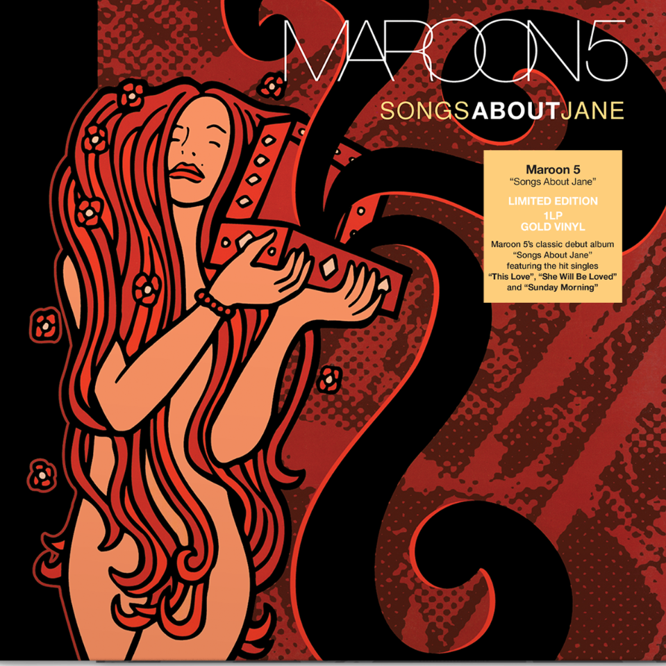 Maroon 5 - Songs About Jane, Limited Edition Gold Vinyl cover front