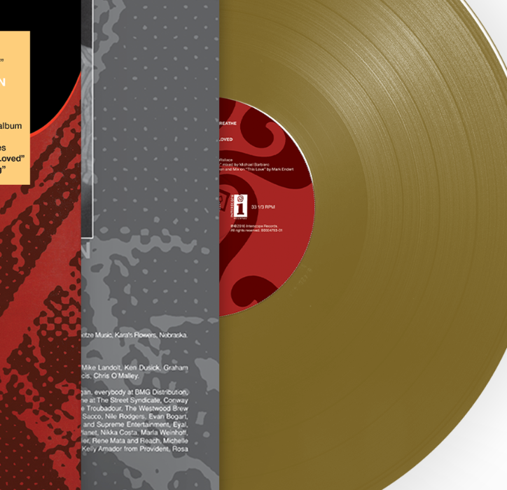 Maroon 5 - Songs About Jane, Limited Edition Gold Vinyl label zoom