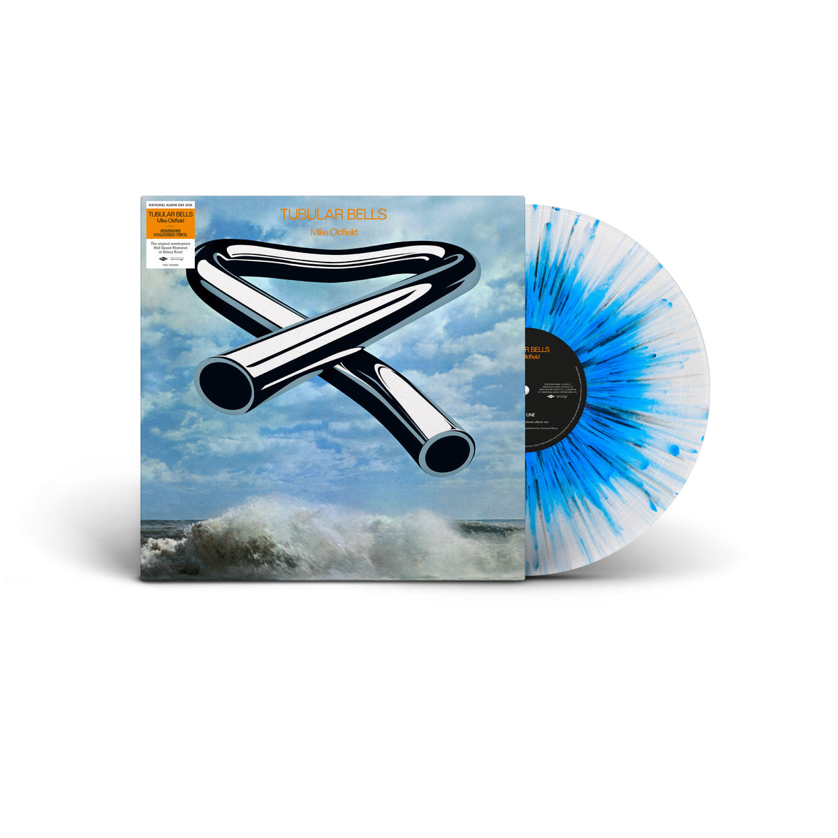 Tubular Bells (Icons and Inspirations), National Album Day 2026, Blue Seashore Vinyl by Mike Oldfield