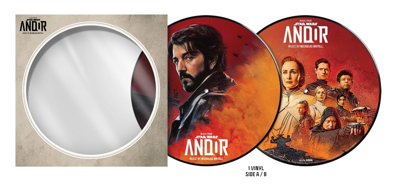 Nicholas Britell - Music from Andor, Starwars, Picture Disc Vinyl exploded