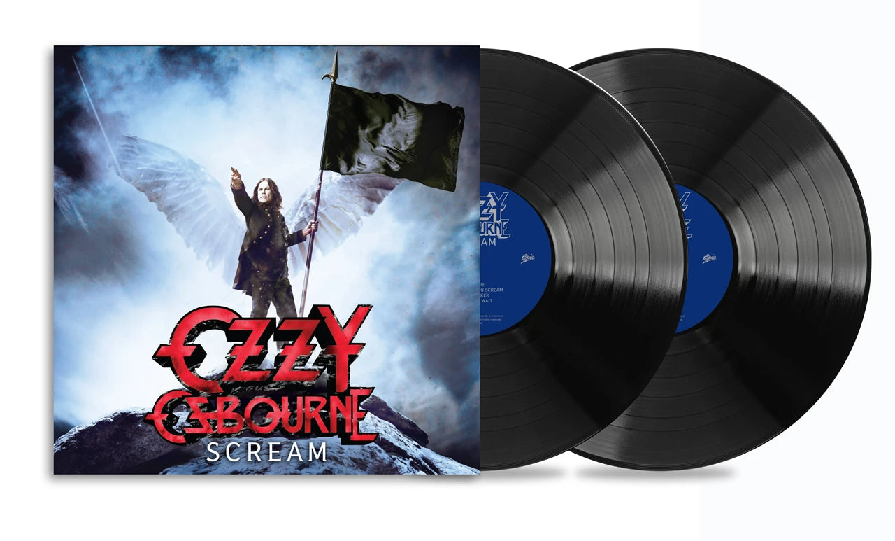 OZZY OSBOURNE - Scream, 2xLP vinyl contents exploded