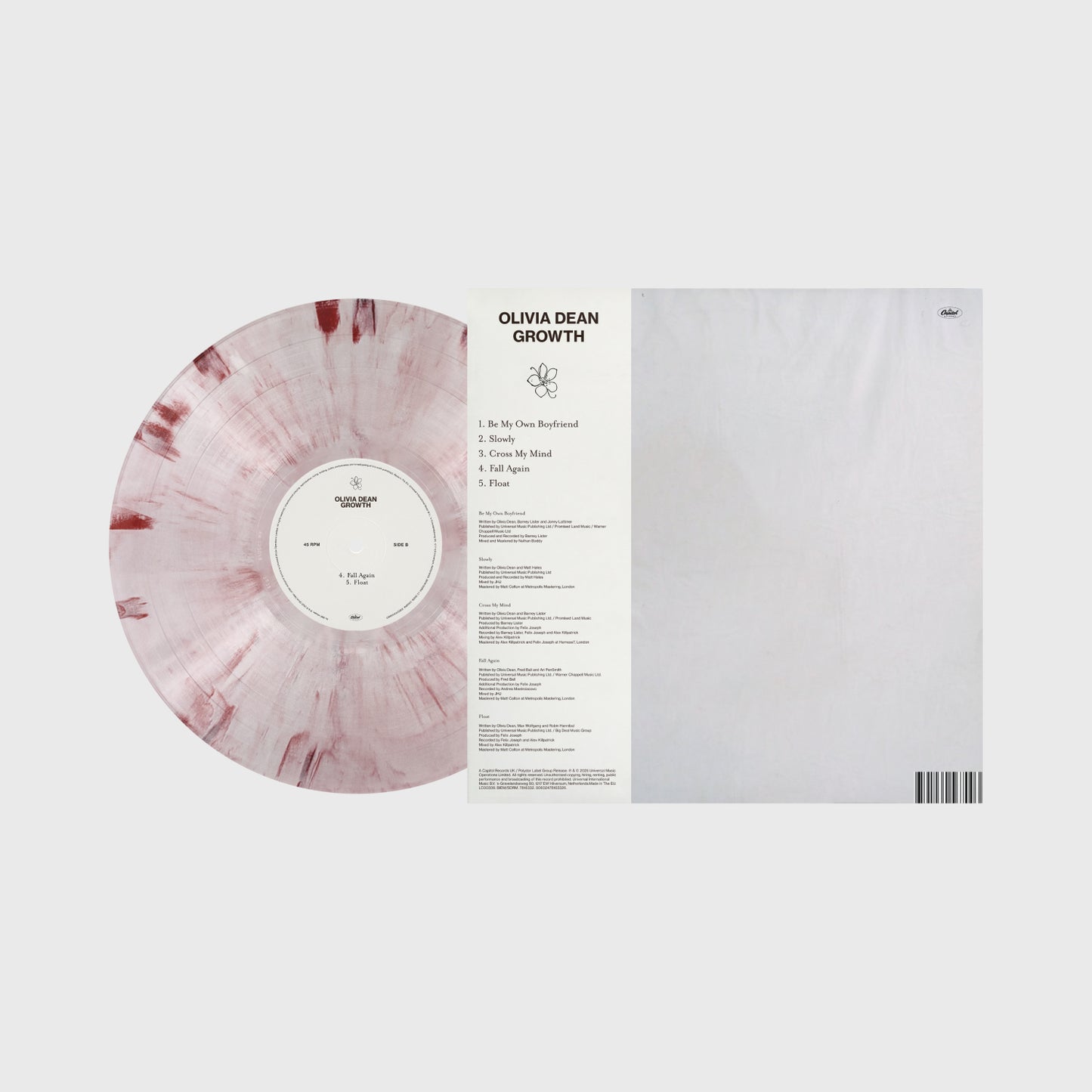 Olivia Dean - Growth EP Limited Edition 10" Pink Marble Vinyl