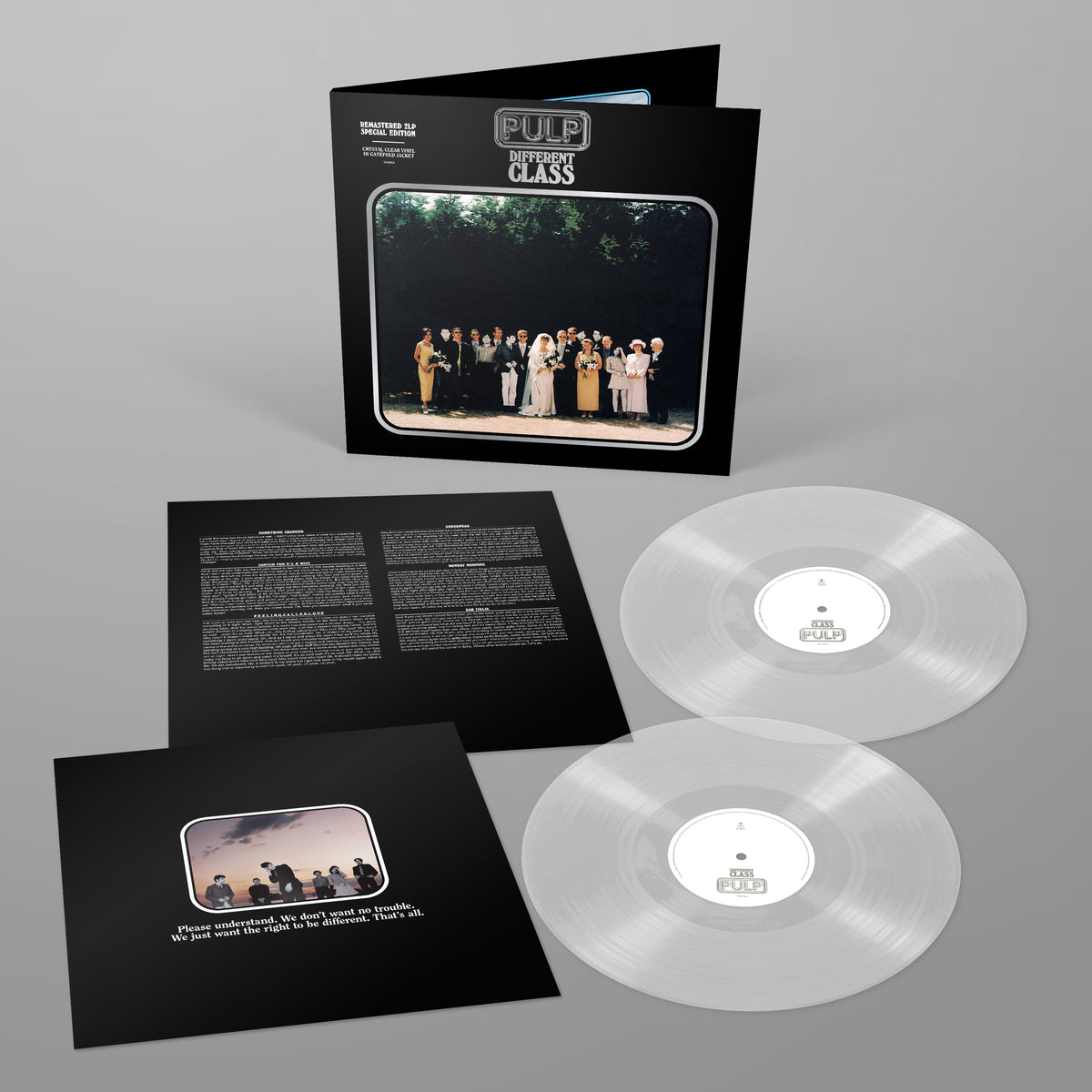 Different Class, National Album Day 2026, 2xLp Clear Vinyl, by Pulp