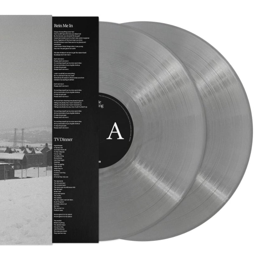 SAM FENDER - People Watching (Deluxe), double grey vinyl close up 