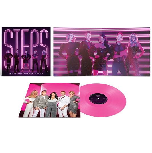STEPS - What The Future Holds, limited edition transparent pink vinyl 