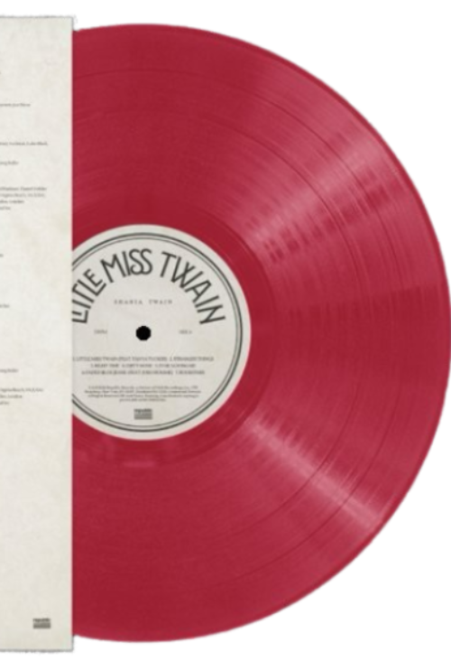 Shania Twain - Little Miss Twain, Rosie Red Vinyl close up 