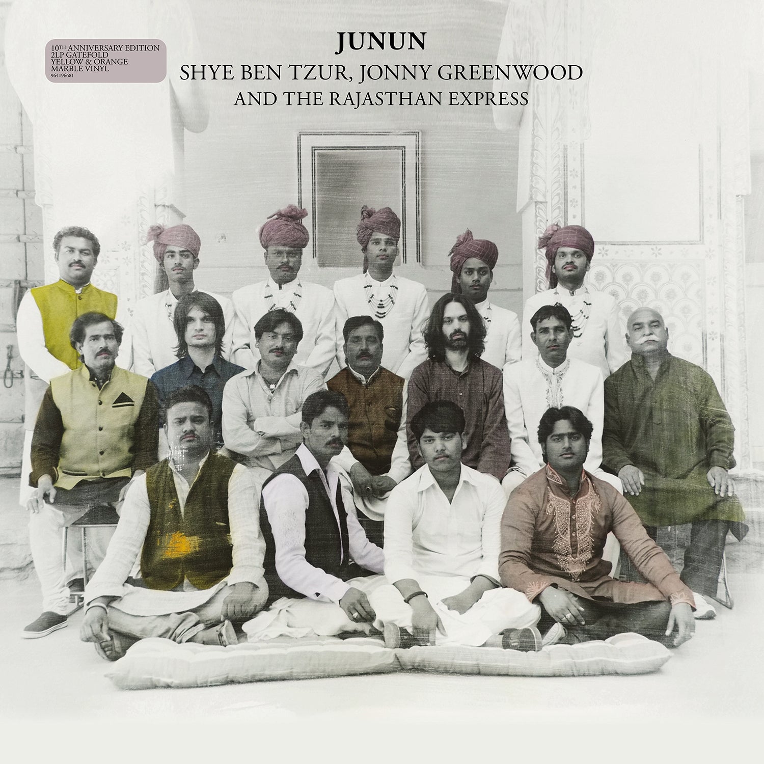 SHYE BEN-TZUR & JONNY GREENWOOD & THE RAJASTHAN EXPRESS - Junun, Limited Edition 2xLP Gatefold Yellow & Orange Marble Vinyl with booklet *PRE-ORDER*