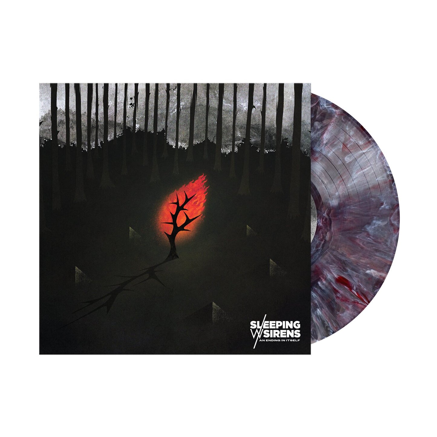 Sleeping With Sirens - An Ending In Itself, Limited Edition Black, White & Red Swirl Vinyl
